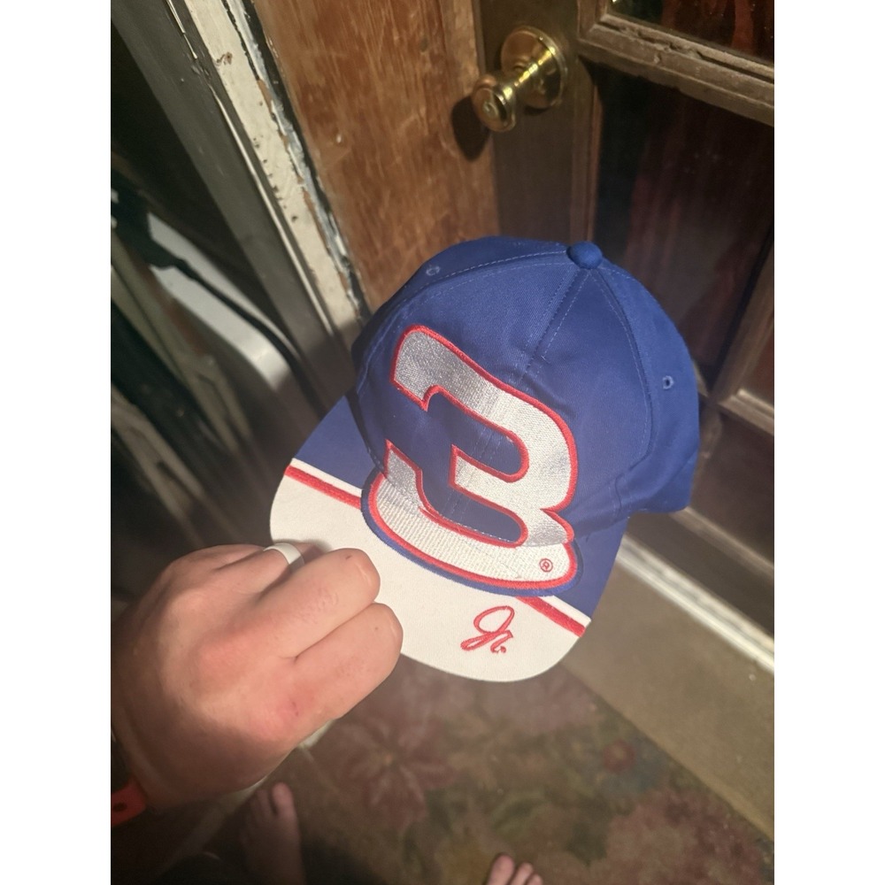 Vintage 90s Dale Earnhardt Jr SnapBack Hat Cap Nascar BIG #3 AcDelco Chase Auth